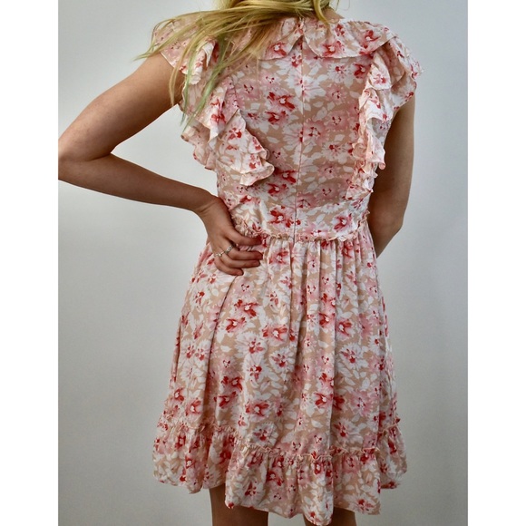 🌸 Storia, Prosecco Rosé Ruffled Mini Dress - Picture 7 of 16